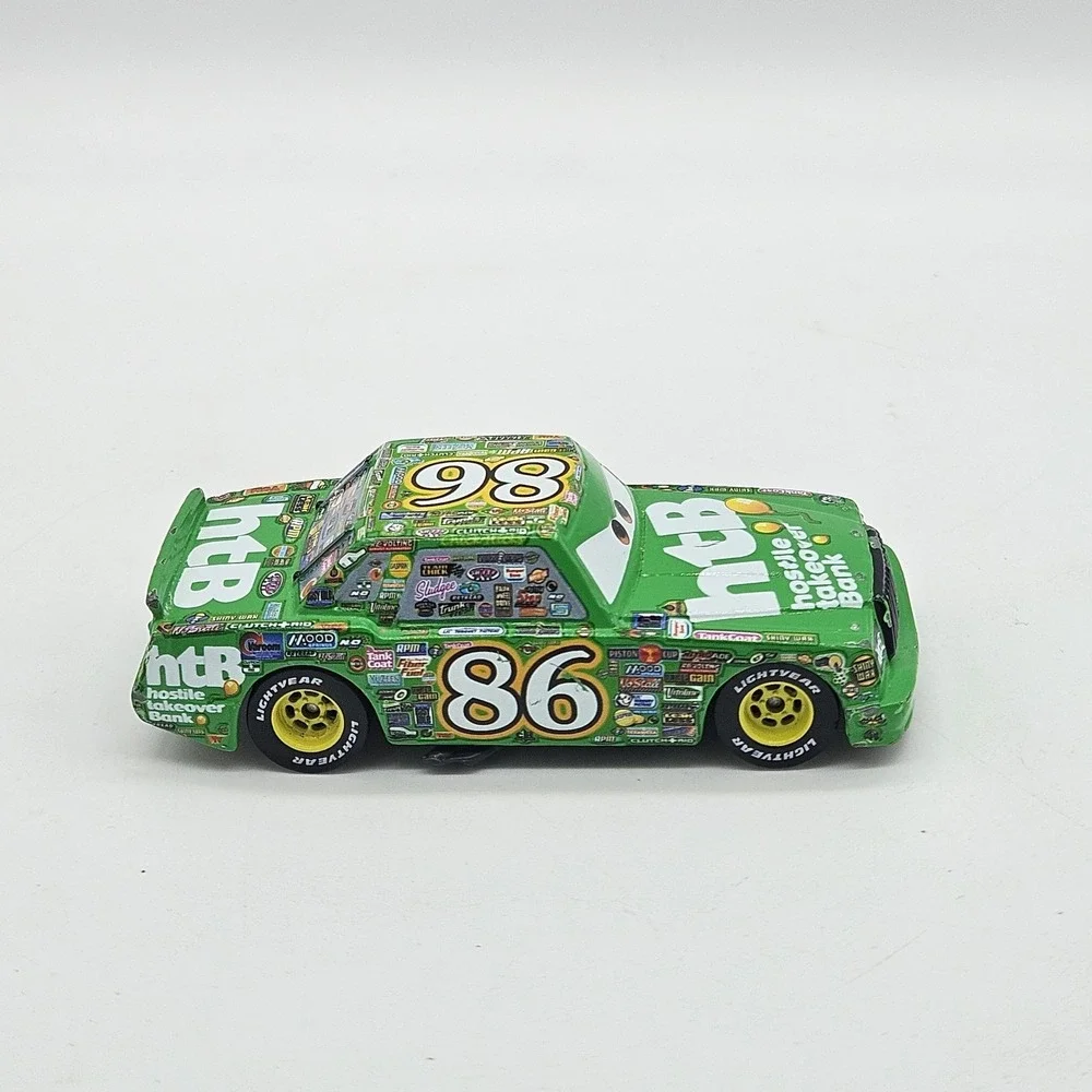 Disney Pixar Cars Chick Hicks #86 htB Hostile Takeover Bank Diecast 1:55 Scale